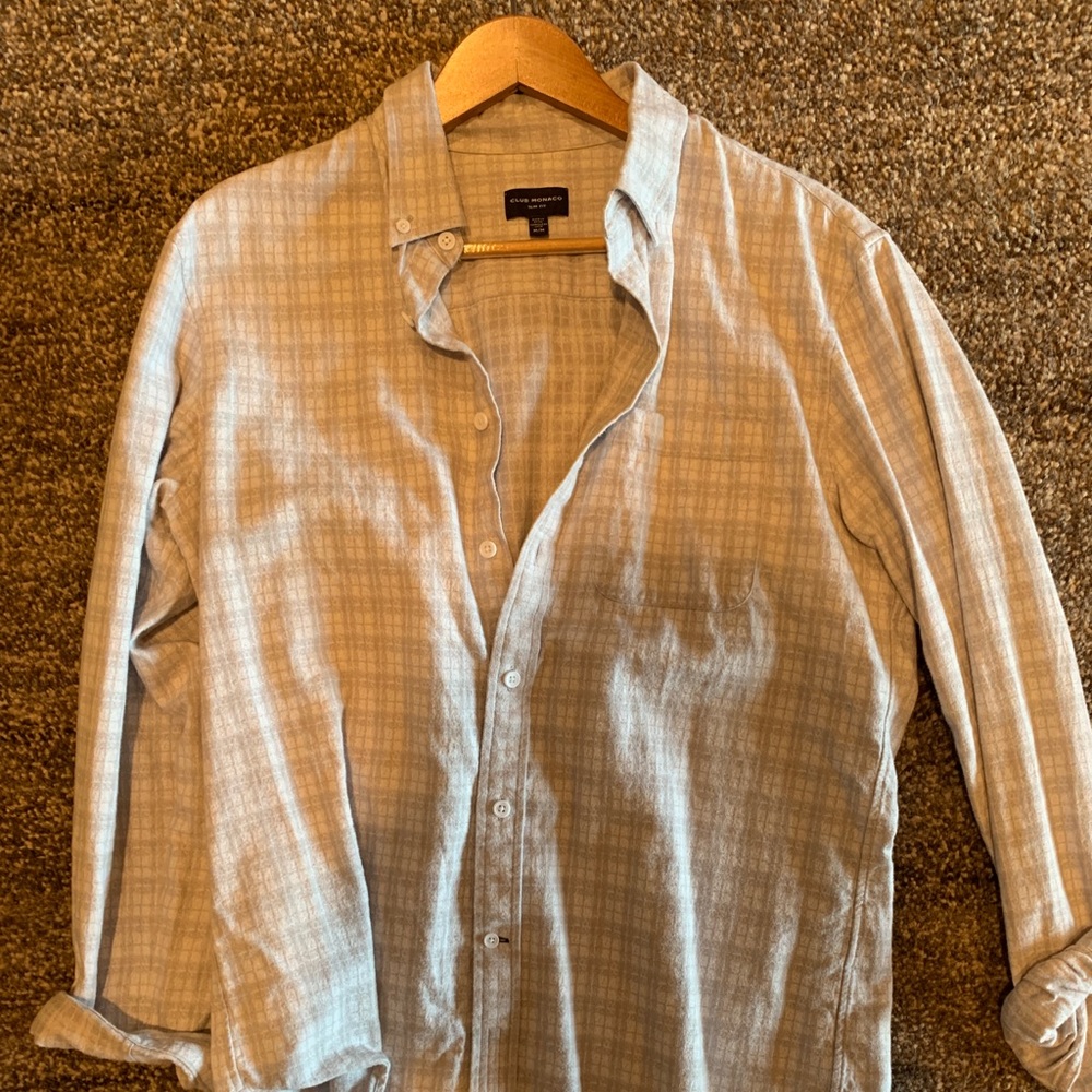 Club Monaco Men’s slim fit button down
